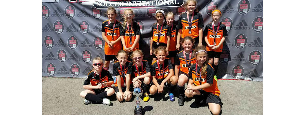 U10 Girls 07 Black Finalists at Pacesetters!