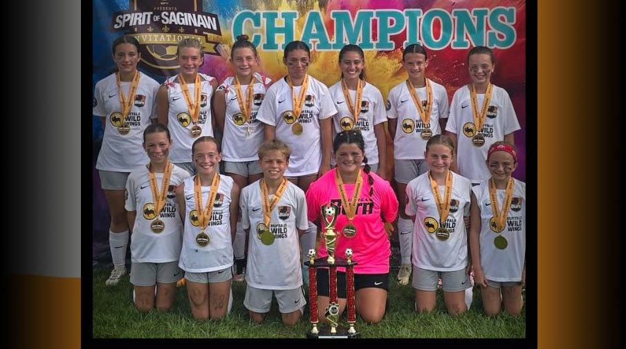 12 Girls Black are Spirit of Saginaw Champions!!